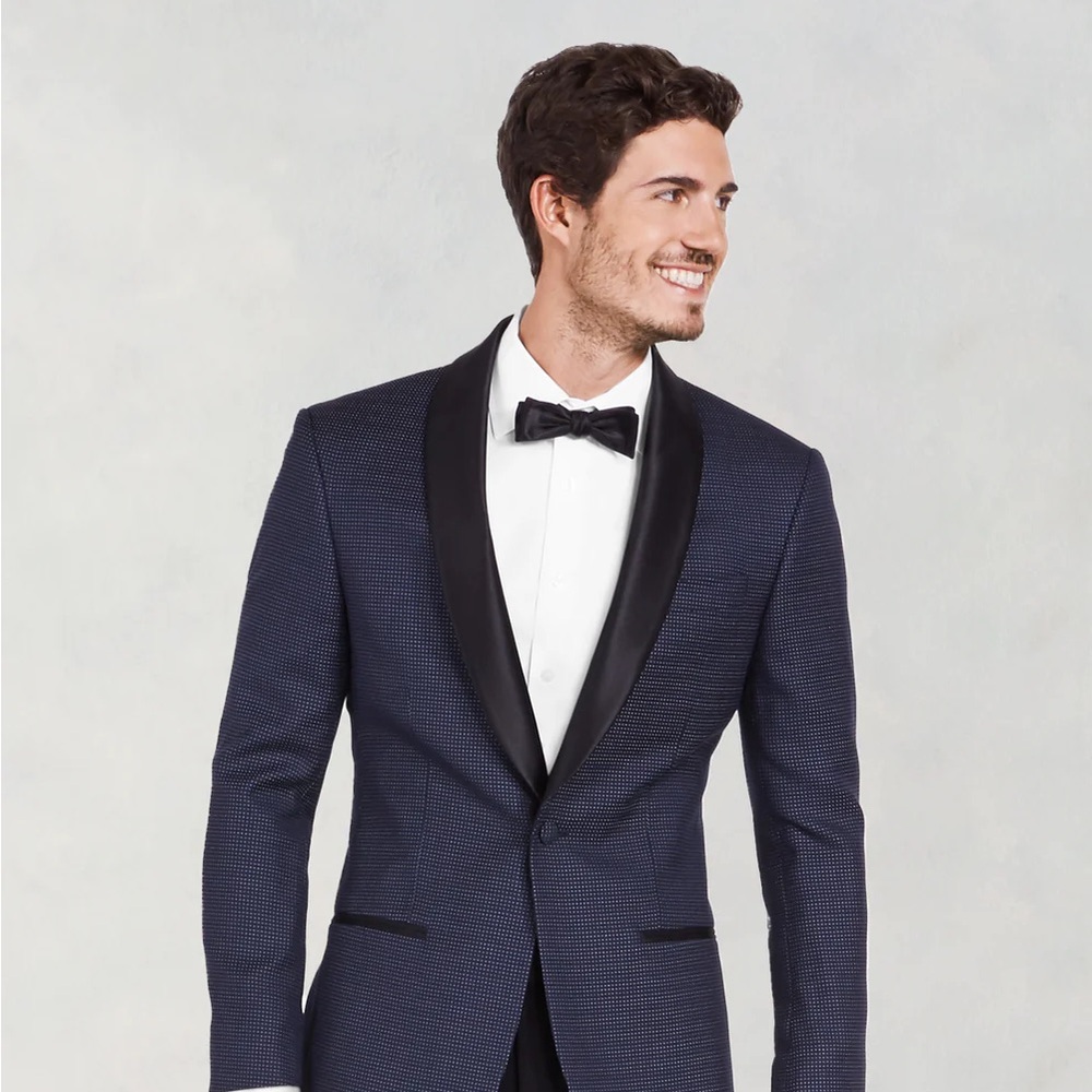 Midnight Pin Dot Tuxedo